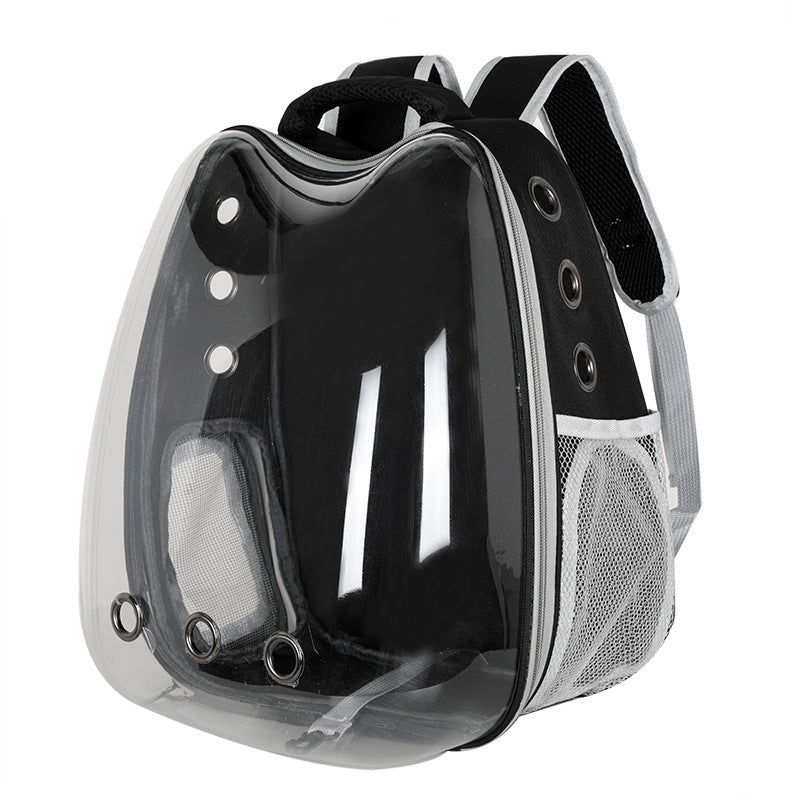 PawPod™ Transparent Cat Backpack – Portable Hard-Shell Pet Travel Bag | Breathable, Stylish & Safe for Cats