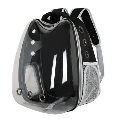 PawPod™ Transparent Cat Backpack – Portable Hard-Shell Pet Travel Bag | Breathable, Stylish & Safe for Cats