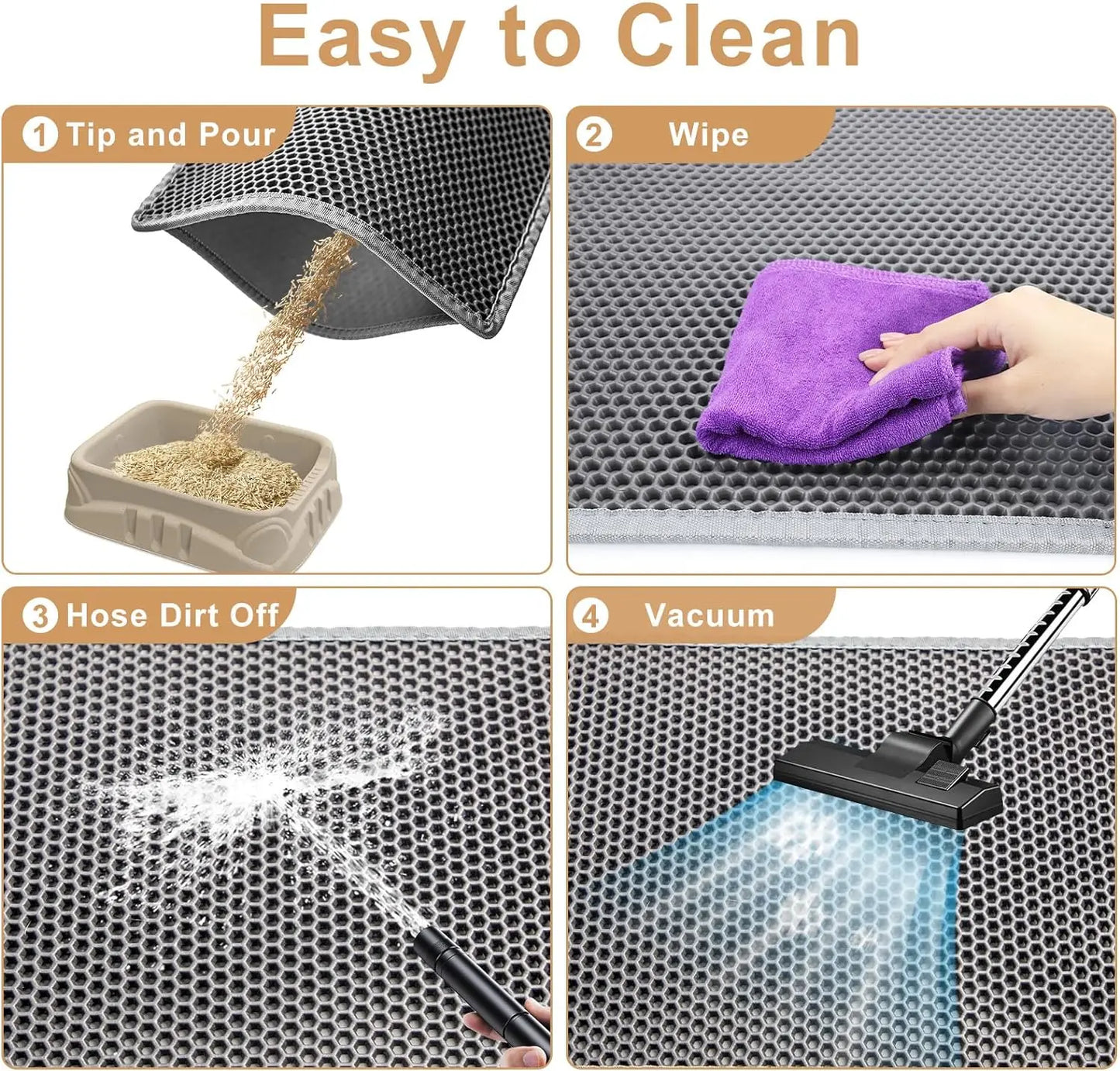 PawMat™ Double-Layer Cat Litter Mat