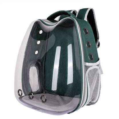 PawPod™ Transparent Cat Backpack – Portable Hard-Shell Pet Travel Bag | Breathable, Stylish & Safe for Cats