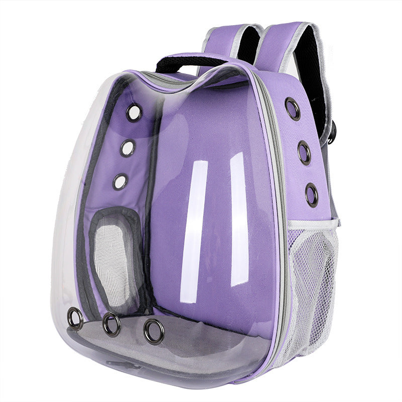 PawPod™ Transparent Cat Backpack – Portable Hard-Shell Pet Travel Bag | Breathable, Stylish & Safe for Cats
