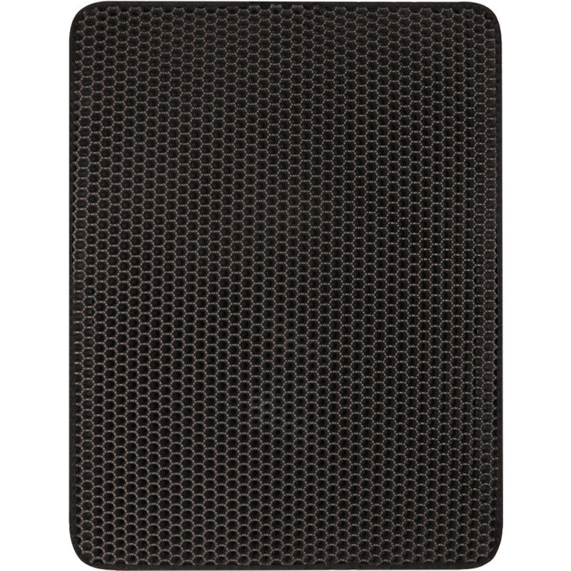 PawSoft™ Double-Layer Cat Litter Mat – Waterproof, Easy-Clean EVA Mat for Cats | Dirtproof & Non-Slip Design