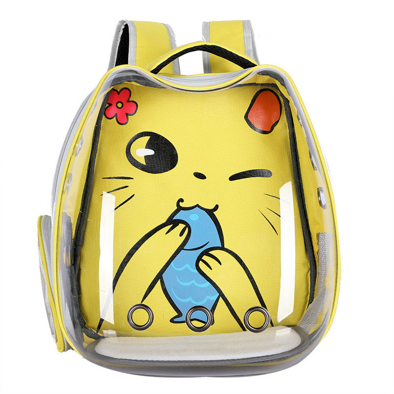 PawPod™ Transparent Cat Backpack – Portable Hard-Shell Pet Travel Bag | Breathable, Stylish & Safe for Cats