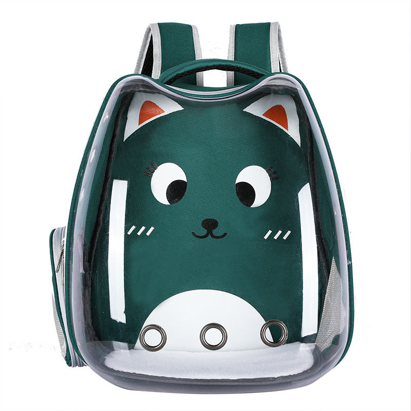 PawPod™ Transparent Cat Backpack – Portable Hard-Shell Pet Travel Bag | Breathable, Stylish & Safe for Cats