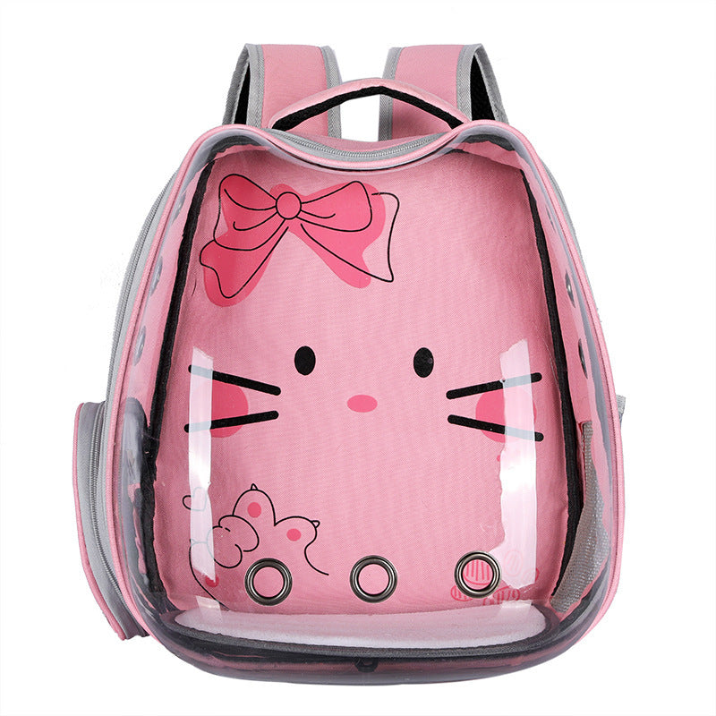 PawPod™ Transparent Cat Backpack – Portable Hard-Shell Pet Travel Bag | Breathable, Stylish & Safe for Cats