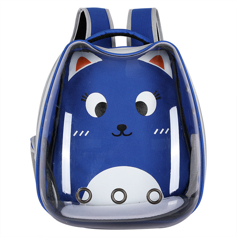 PawPod™ Transparent Cat Backpack – Portable Hard-Shell Pet Travel Bag | Breathable, Stylish & Safe for Cats
